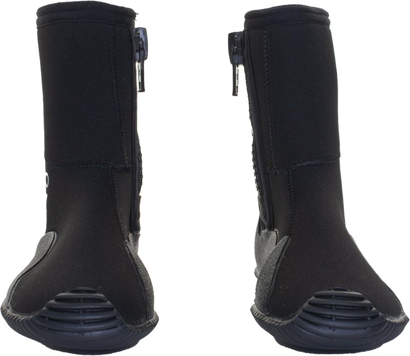 EVO 5MM Tall Neoprene Boots for Snorkeling, Scuba Diving, Surfing, Anti-Slip Unisex Wetsuit Boots for Water Sports, 5MM High Top Dive Boots in Men's Sizes - Image 4