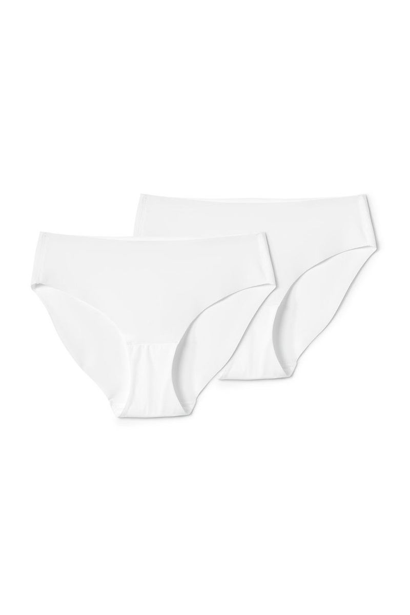 Tchibo Women 2 Pieces Magic Cut Panties, White - Image 2