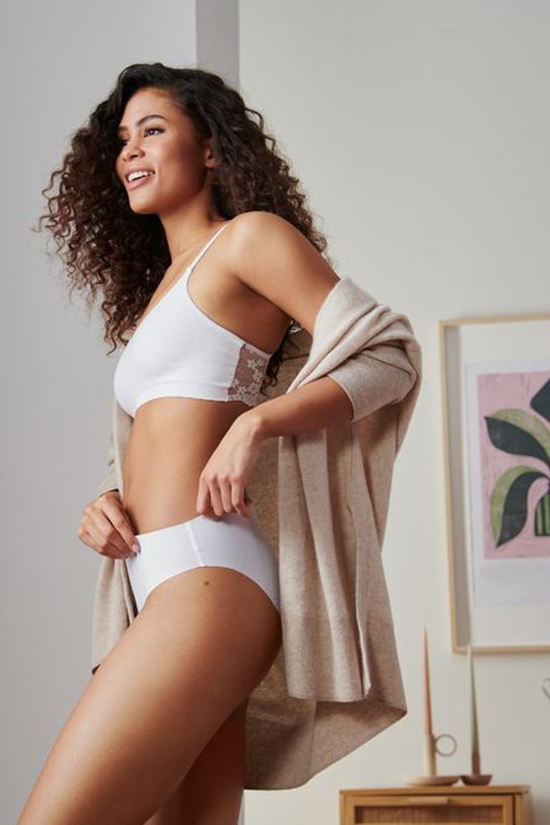 Tchibo Women 2 Pieces Magic Cut Panties, White - Image 1