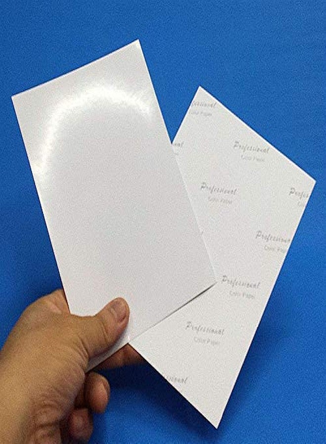 LRS 180 GSM High Glossy Photo Paper 4R (4 * 6 inch) / A6 Size for Inkjet Printer (White) Water-resistant, Dries Quickly DIY Printing Label Art - Image 3