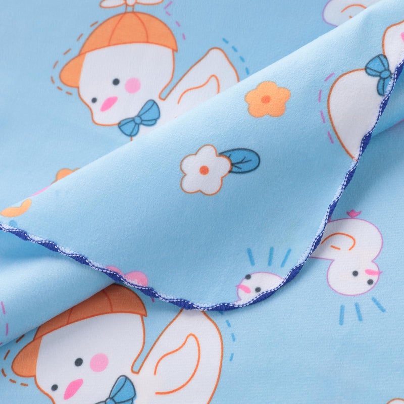 Kuber Industries Baby Waterproof matBed Protecter 50 x 70 CM (Blue) - Image 3