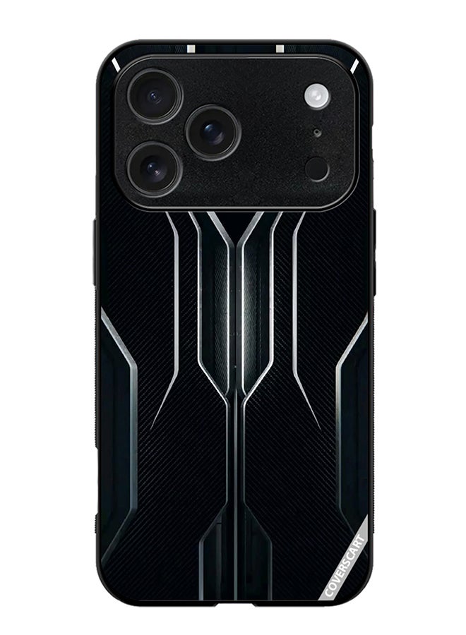 COVERSCART Protective Case Cover For Apple iPhone 17 Pro Max Abstract Design Black