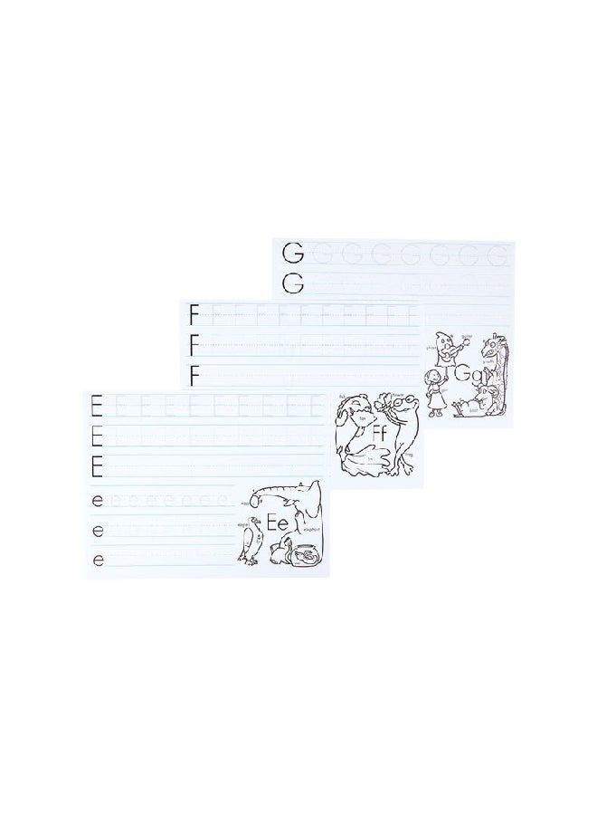 كرايولا دفتر الحروف الأبجدية والأرقام للمبتدئين  صفحة متعدد الألوان - Image 3