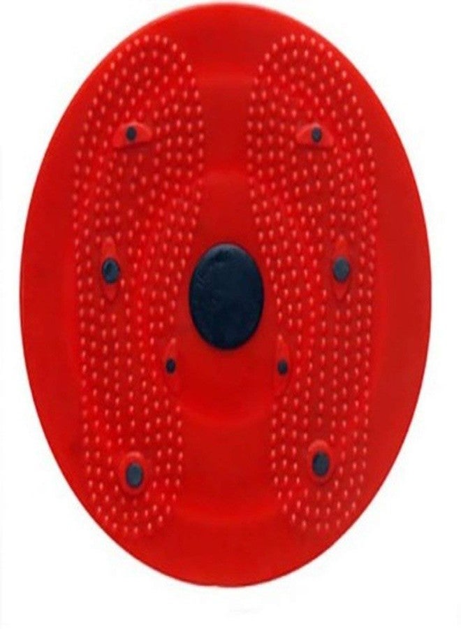ALN® Tummy Twister With Acupressure Nails and | Magnets for therapy |Slimming Abdominal 5 In 1 Tummy Twister Ab Exerciser Waist Disc- RED - Image 2