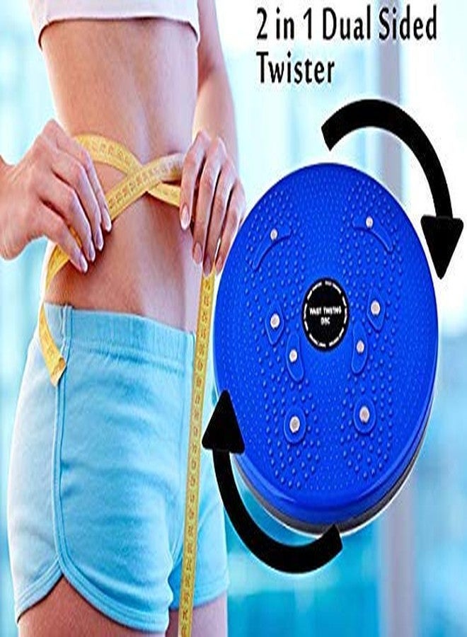 ALN® Tummy Twister With Acupressure Nails and | Magnets for therapy |Slimming Abdominal 5 In 1 Tummy Twister Ab Exerciser Waist Disc- RED - Image 3