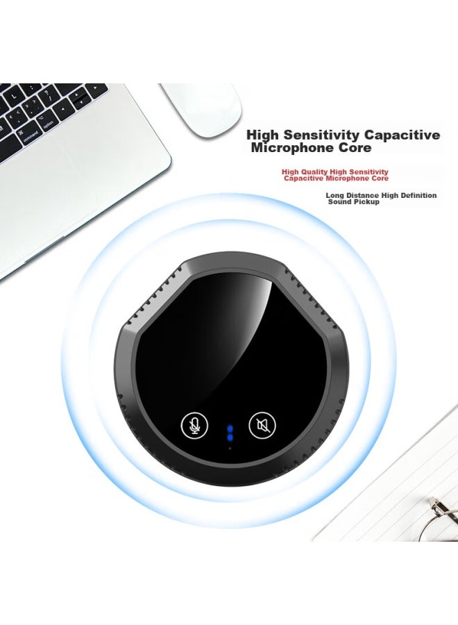 Nintaus Y11c nidirectional Microphone, Video Conference Usb Computer Laptop Speaker With Microphone, Online Class Recording, Bluetooth Microphone, Gaming Desktop All-in Network Speaker - Image 2