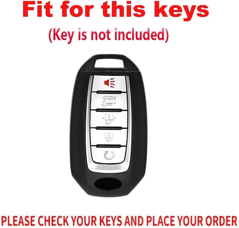 TECART 5-Button Car Key Fob Cover for Infiniti - Image 2