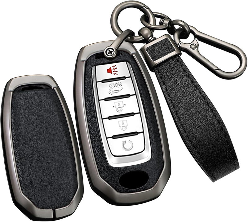 TECART 5-Button Car Key Fob Cover for Infiniti - Image 1