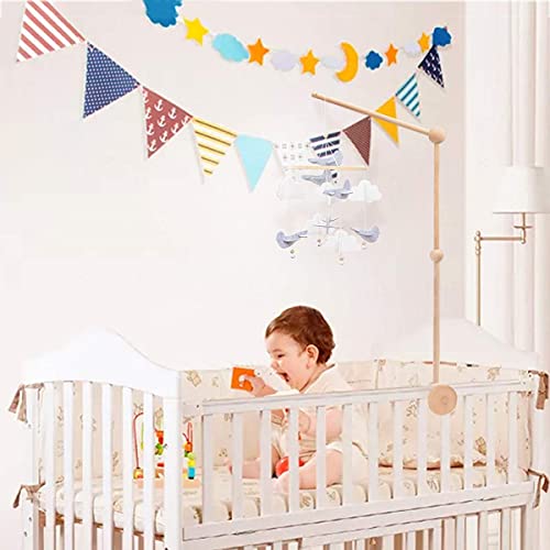let's make Baby Crib Mobile Arm - Wooden Baby Mobile Crib Holder for Mobile Hanging Baby Crib Attachment for Nursery Decor - Image 2