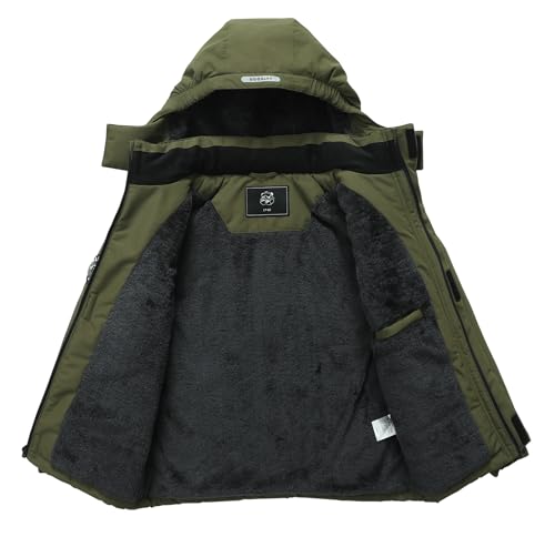 BYLESIN Kid's Waterproof Ski Jacket Warm Winter Coat Boys Snowboarding Jackets Outdoor - Image 3