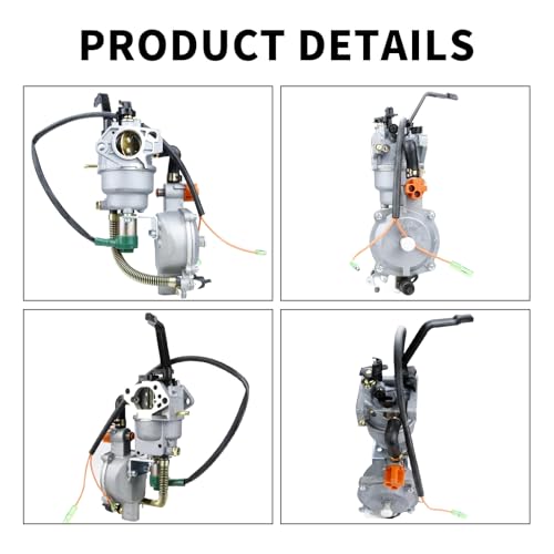 KELKONG GX390 LPG/NG Generator Carburetor Dual Fuel Conversion Kit for Predator 8500 8750 7000 9000 188F 190F Generator Replace for Honda GX270 GX340 389cc 420cc Engine (with air filter) - Image 4