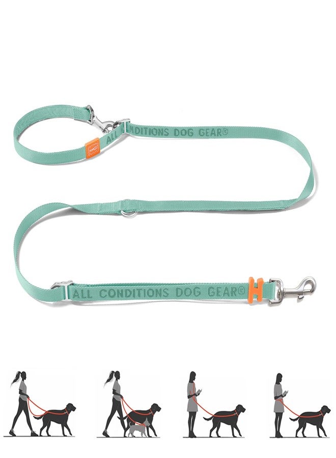 HOWGO Hands Free Dog Leash with Padded Handle,Multifunctional Crossbody Waist Leash for Walking Running Jogging Training,7.5 FT Nylon Adjustable Length for All Breeds(MintGreen, Standard) - Image 1