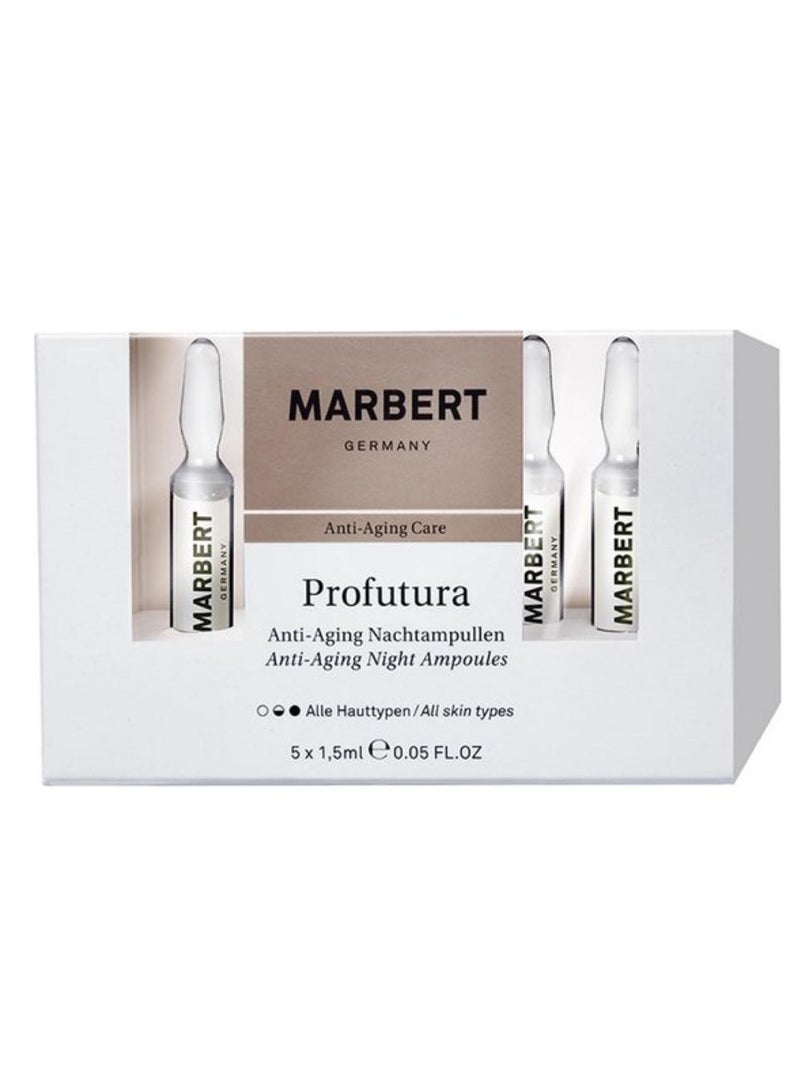 ماربيرت أمبولات بروفوتورا الليلية المضادة للشيخوخة للوجه 5 × 1,5 مل