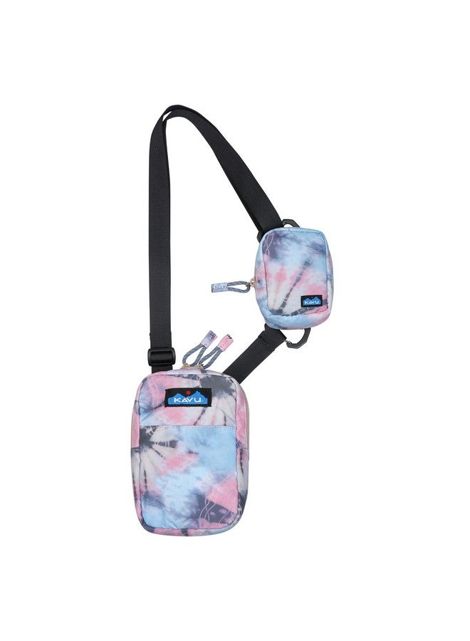 كافو حقيبة KAVU Yorktown 2 N 1 Crossbody Pack خفيفة الوزن ومتعددة الاستخدامات - Spiral Tie Dye - Image 4