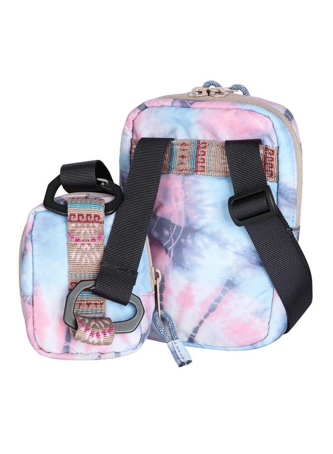 كافو حقيبة KAVU Yorktown 2 N 1 Crossbody Pack خفيفة الوزن ومتعددة الاستخدامات - Spiral Tie Dye - Image 1