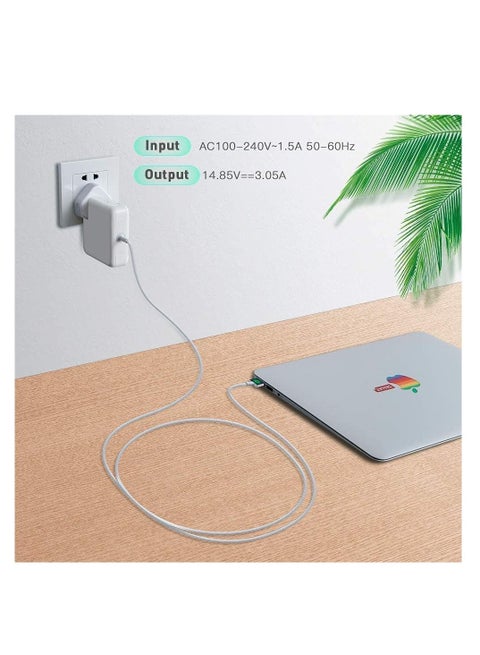 Compatible With Macbook Pro Charger 85W Magnetic 2 Power Adapter For Mac Pro Retina 13" 15" 17"-Inch, Mid 2012, 2013, 2014, Mid 2015 Mac Retina Display