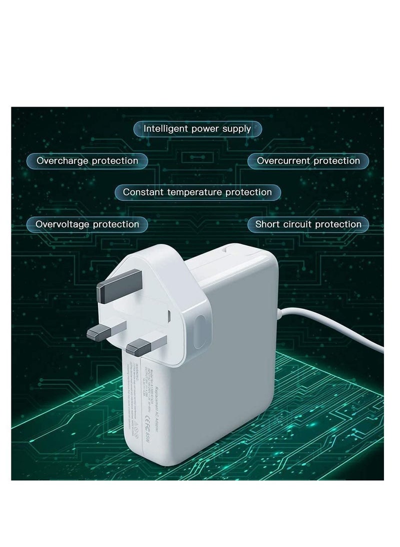 Compatible With Macbook Pro Charger 85W Magnetic 2 Power Adapter For Mac Pro Retina 13" 15" 17"-Inch, Mid 2012, 2013, 2014, Mid 2015 Mac Retina Display