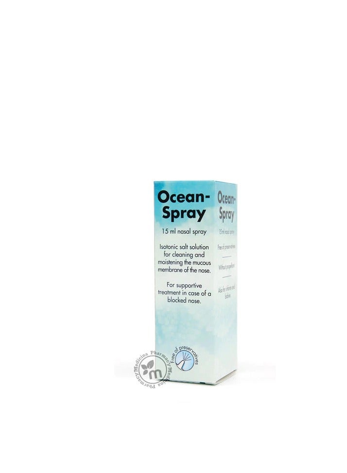 OCEAN SPRAY STERILE SALT SOLUTION NASAL SPRAY 15ML