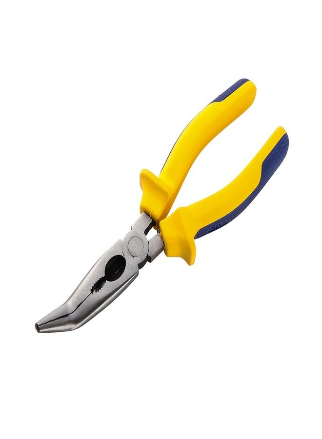 AGRICO TATA AGRICO Bent Nose Plier | Long Nose Pliers | Bent Nose Pliers | Circlip Professional | Multipurpose works | Non-Slip Handle | internal circlip plier | Pliers set tools (6"Inch -Multicolor) - Image 4
