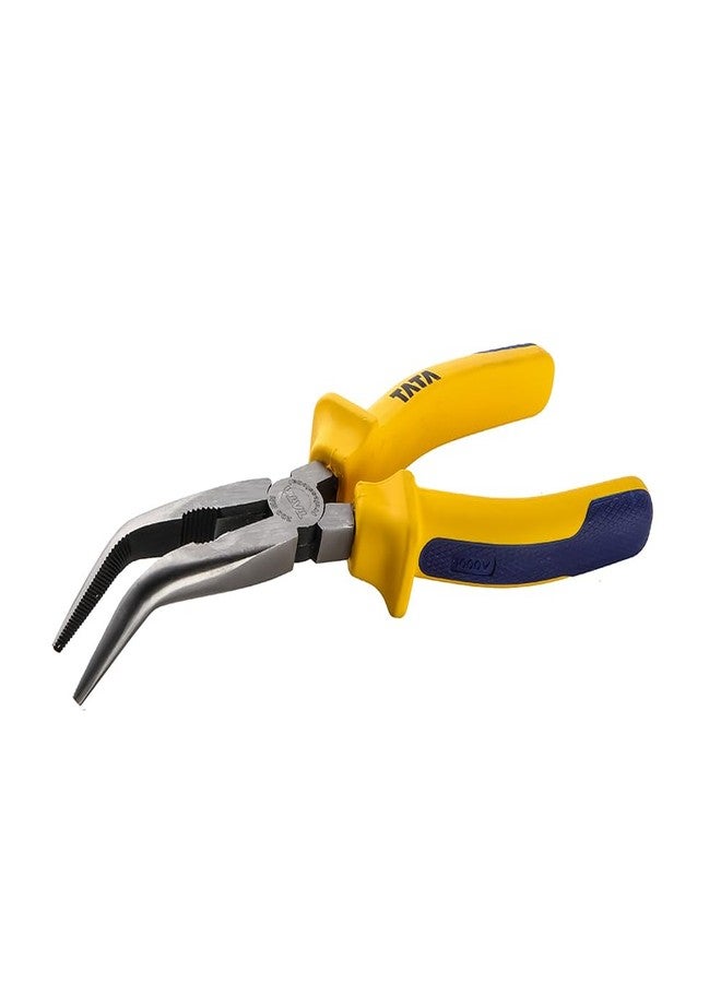 AGRICO TATA AGRICO Bent Nose Plier | Long Nose Pliers | Bent Nose Pliers | Circlip Professional | Multipurpose works | Non-Slip Handle | internal circlip plier | Pliers set tools (6"Inch -Multicolor) - Image 3