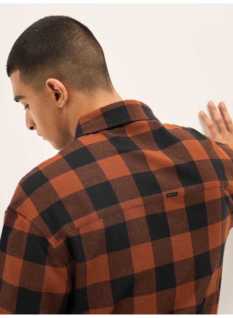 THE BEAR HOUSE  Men’s Trendy Shacket for All Seasons | Casual Overshirt Jacket for Men | Versatile Outerwear Layer for Office, Streetwear & Travel | Modern Smart Look for Everyday Outfits for Men | Best Price UAE