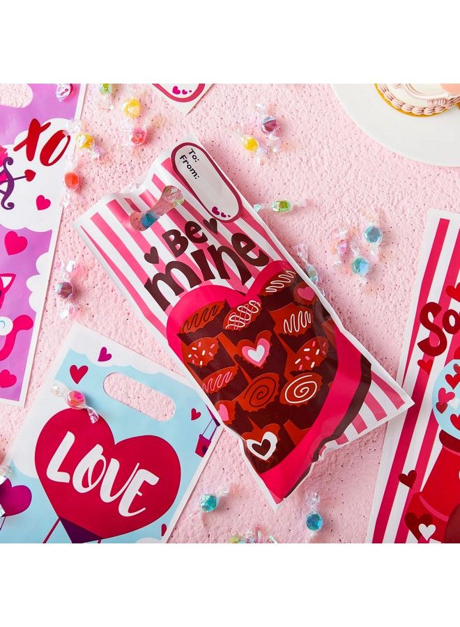 JOYIN 48 Pieces Valentines Day Gift Gags Treat Bags Set For Kids Party Favor, Classroom Exchange Prizes, Valentine’S Greeting Cards, Including Oval To And Foam Stickers - Image 4