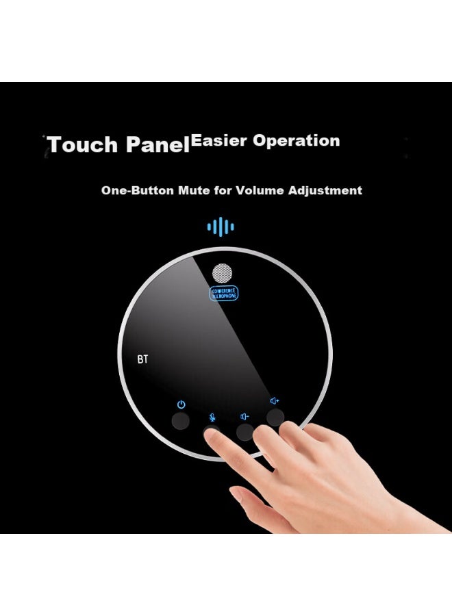 Nintaus Y08b nidirectional Microphone Conference Reception Bluetooth Wireless Rechargeable Telephone Tube nidirectional Recording Speaker Driver-free Desktop Usb Intelligent Noise Reduction - Image 3