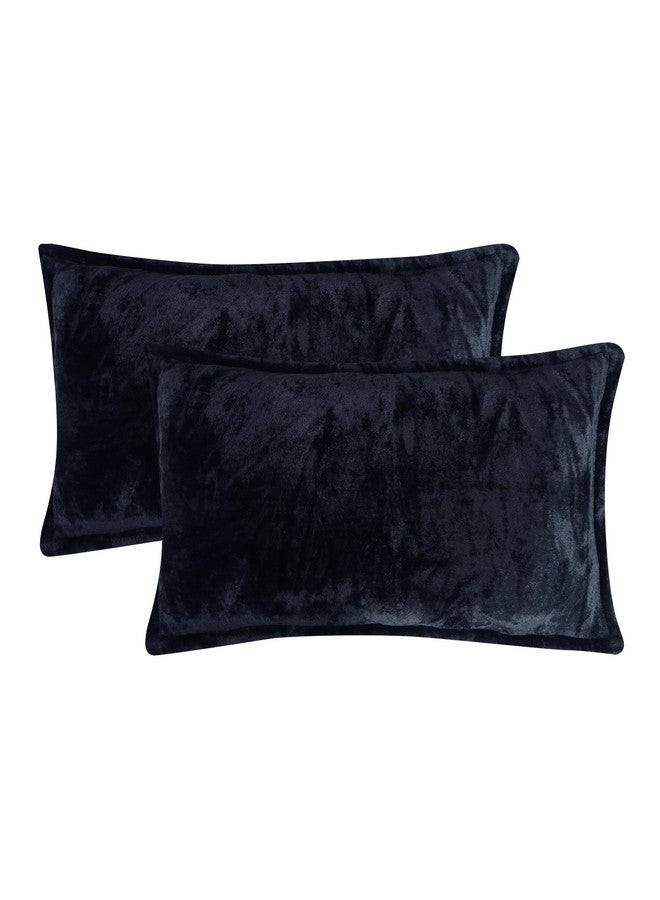 RD TREND 210 TC 300 GSM Flannel Super Warm Bedsheets for Winter King Size Bed (105X105 Inches) with 2 Pillow Cover Size (18x28 Inches)- Black - Image 3