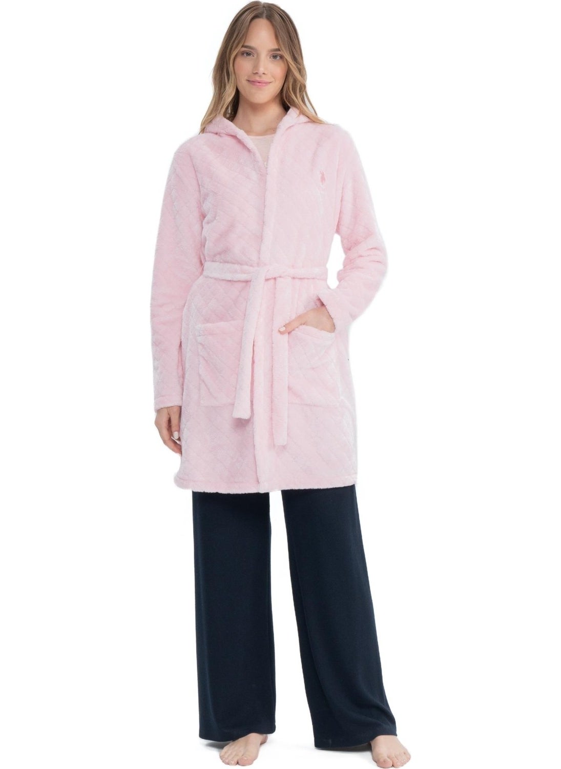 Women's Fleece Robe - pzsku/Z182A5A33E15135855C73Z/45/_/1739383950/4d86adf7-636b-41b2-8a95-ba848efbbc5b