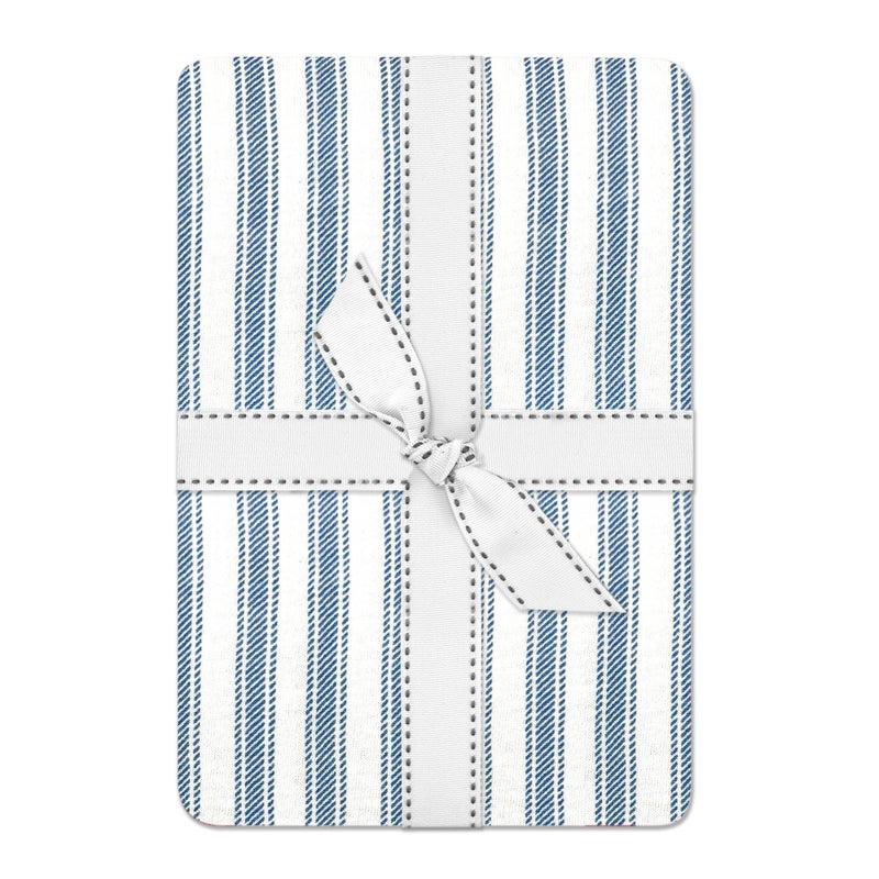 Butterblu Frankie Fitted Crib Sheet 100% Organic Cotton for Baby & Toddler Mattress, Breathable for Boys & Girls, Haberdashery, One Size - Image 1