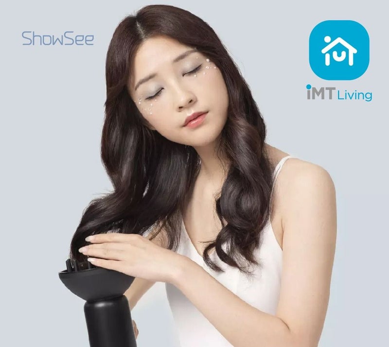 Showsee A8 Quick-Dry Negative Ion Hair Dryer 1800w, Red - Image 4