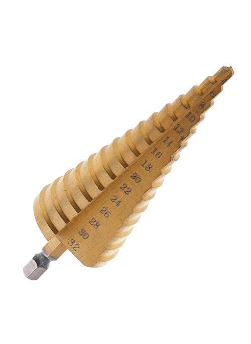 DIY Crafts 432mm Large HSS Steel Step Cone Drill Countersink Titanium Bit Set Hole  - Image 3