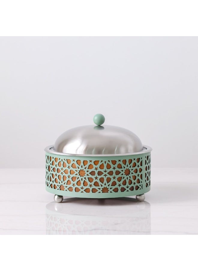 DANUBE HOME وعاء نوماريس الساخن 2500 مل - مصقول غير لامع، مطلي بالبودرة، تصميم متين وأنيق، مثالي للحفاظ على الطعام ساخنًا، احتفاظ بالحرارة، مثالي للاستخدام المنزلي وتناول الطعام 28x28x17 سم - Image 1