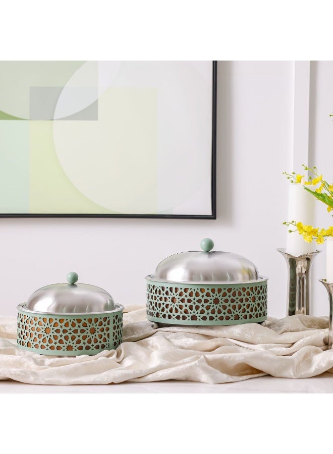 DANUBE HOME وعاء نوماريس الساخن 2500 مل - مصقول غير لامع، مطلي بالبودرة، تصميم متين وأنيق، مثالي للحفاظ على الطعام ساخنًا، احتفاظ بالحرارة، مثالي للاستخدام المنزلي وتناول الطعام 28x28x17 سم - Image 5