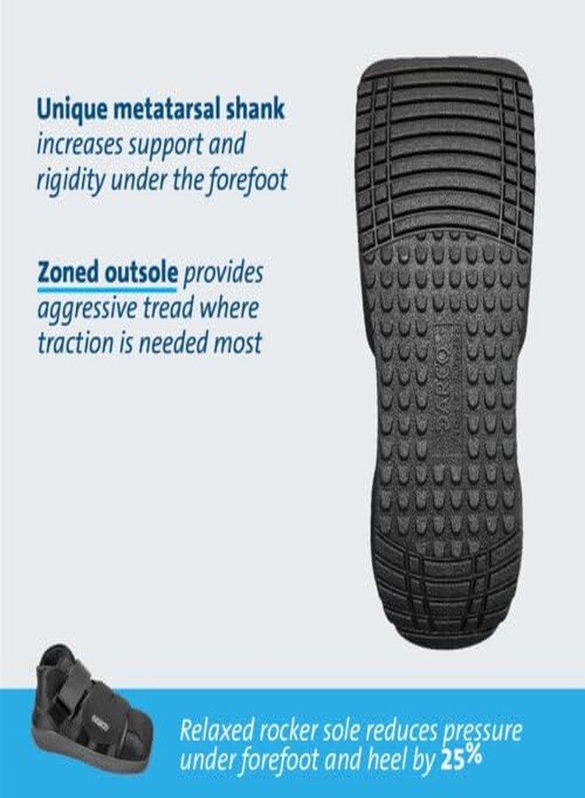 DARCO APB All-Purpose Boot, Closed Toe For All Season Protection, High Top Design and Ankle Strap for Secure and Safe Ambulation, Large Fits Women's 13+ and Men's 9-11 - Image 2