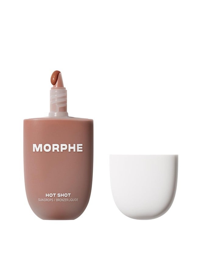 Morphe Hot Shot Sun Bronzing Drops - Waterweight Liquid Bronzer Drops with Niacinamide for Glowing Skin, Hydration & a Natural Radiant Finish - Stuntan (1 Fl Oz) - Image 1