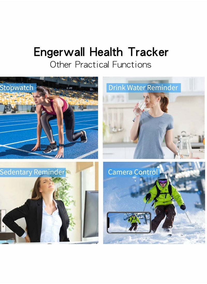 Excefore - Fitness Tracker with Step Counter Calories Stopwatch, IP68 Activity with Heart Rate Monitor with Sleep Tracker Blood Oxygen Wallpaper Settings Smartwatch - Image 1