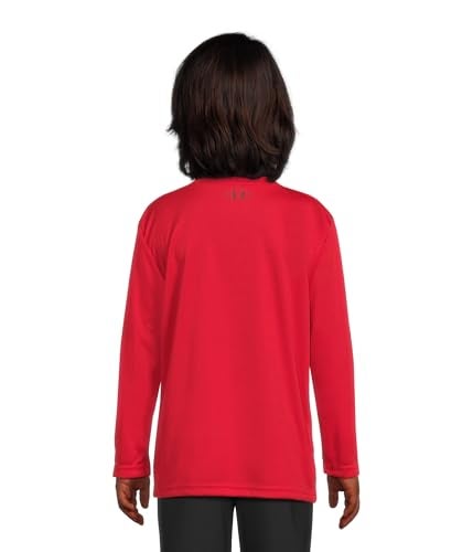 Under Armour Boys Baseball Unravel Tech Long Sleeve Little Kid Red 7 Little Kid - Image 3