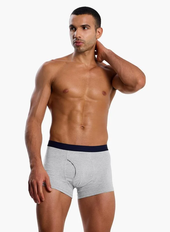 Splash FAV Men Assorted Prints Cotton Blend Trunks - Pack of 3