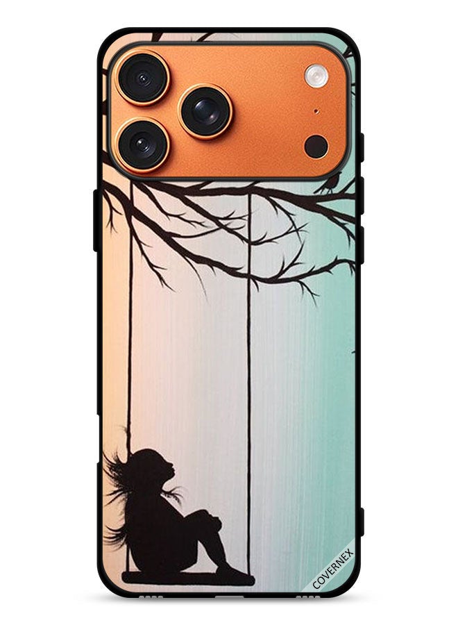 Covernex Apple iPhone 17 Pro Max Protective Case Cover Sad Little Girl Art Paint - Image 1