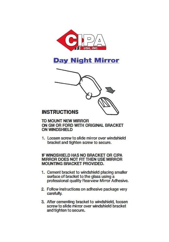 CIPA 32000 10" Day/Night Rearview Mirror - Image 2