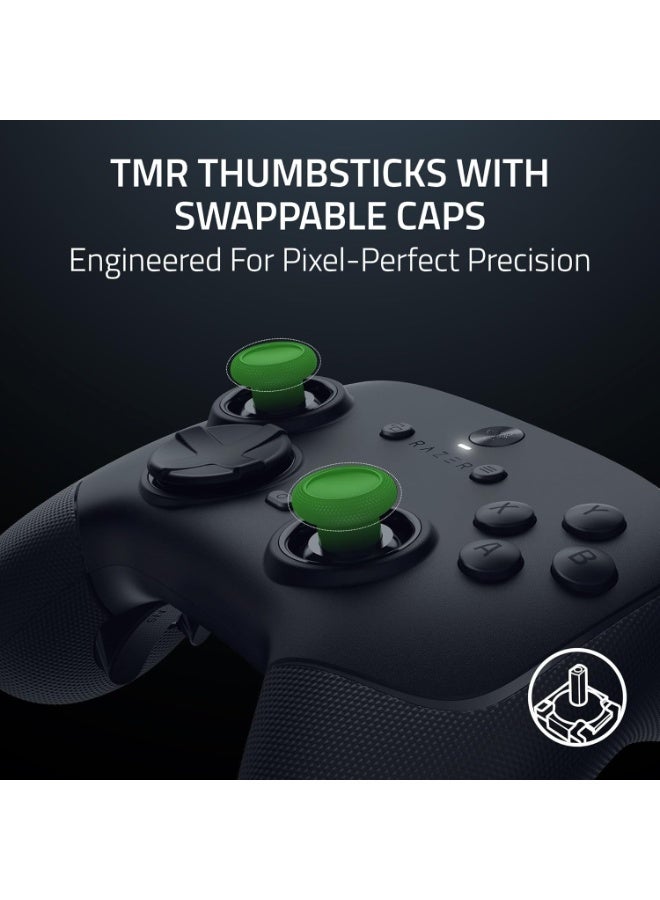 RAZER Wolverine V3 Pro 8K PC - Wireless Esports Controller for PC, 8K Hz HyperPolling, TMR Thumbsticks with Swappable Caps, 4 Mouse Click Back Buttons & 2 Claw Grip Bumpers, Pro HyperTrigger - Black - Image 3