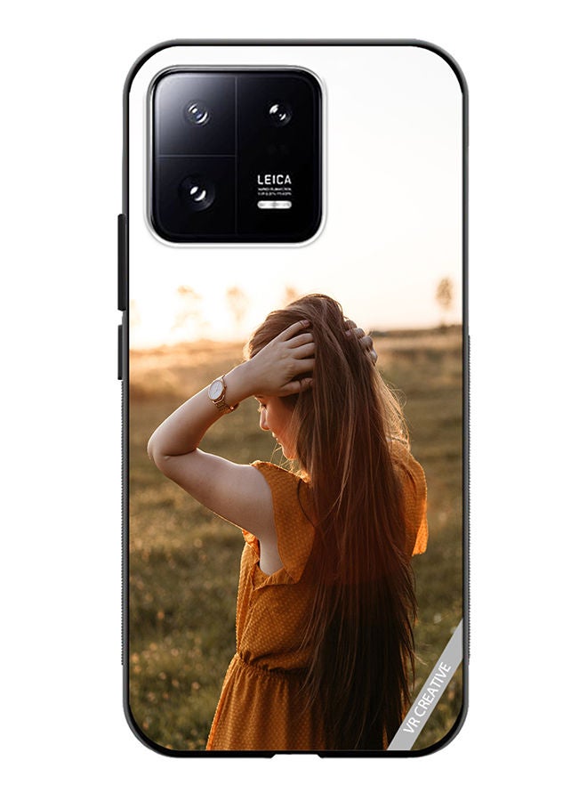 VR CREATIVE Protective Case Cover For Xiaomi 13 Sunset Girl Design Multicolour - Image 1