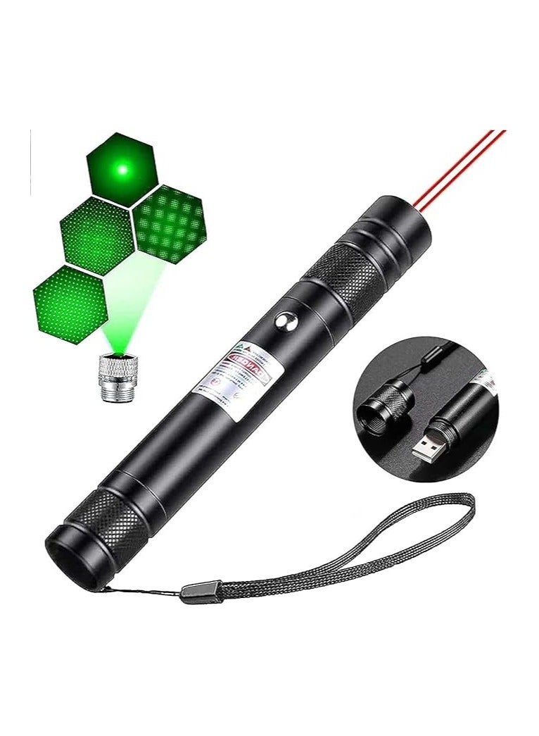ليموس مؤشر ليزر أخضر عالي الطاقة - شعاع طويل المدى، تركيز قابل للتعديل وتصميم متين - Image 1