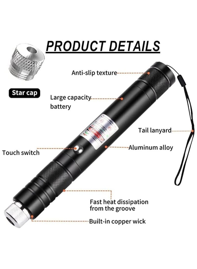 ليموس مؤشر ليزر أخضر عالي الطاقة - شعاع طويل المدى، تركيز قابل للتعديل وتصميم متين - Image 2