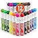 PLAYKIDIZ Darice Washable Dot Markers for Toddlers 12 Colors 40ml 135oz Paint Marker Dot Art Set Water Based NonToxic Bingo Daubers for Kids - Image 3