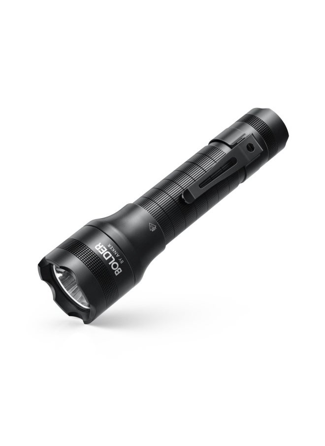 Anker - Rechargeable Bolder Lc40 Flashlight Led Torch Super Bright 400 Lumens Cree Led Ip65 Water Resistant 5 Modes High Medium Low Strobe Sos Indoor Outdoor Camping Hiking And Emergency Use - Image 1