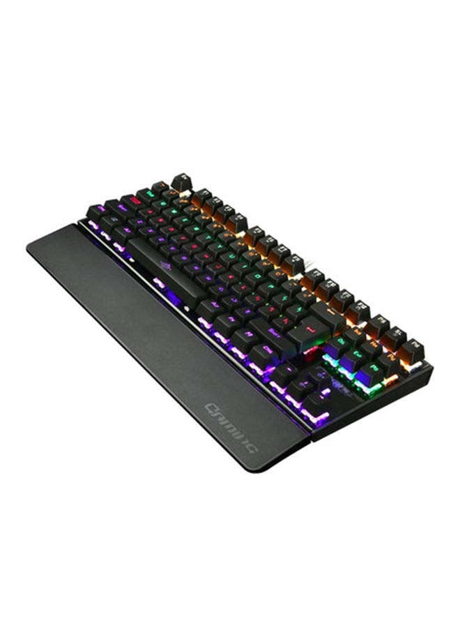 87-Keys Backlit Colorful LED USB Wired Game Keyboard - Image 1