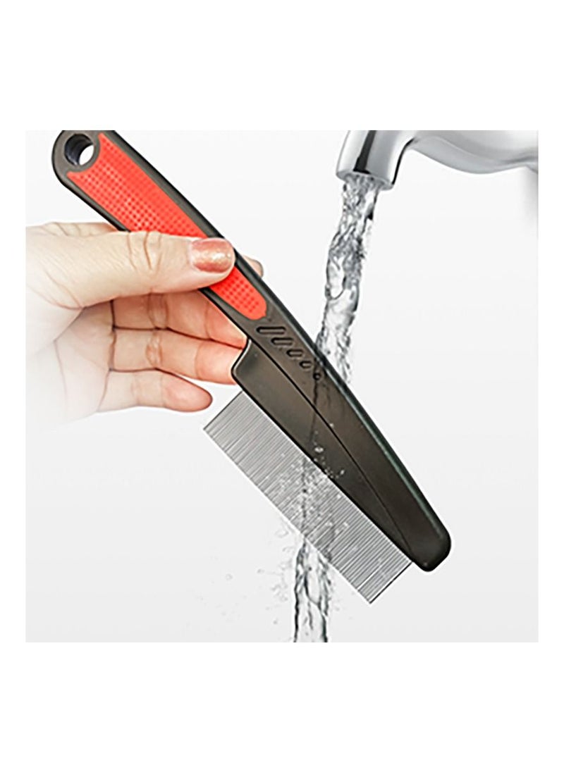 Generic - Lice Comb Stainless Steel Fine Tooth Comb Dandruff Comb Professional Fine Tooth Hair Comb for Kids and Adults - Image 1