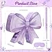 Threan Bow Piata Bow Party Piata with Bat Stick Blindfold Mask Coquette Birthday Centerpieces Decorations for Bridal Shower Wedding Anniversary Engagement Supplies Purple - Image 4